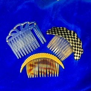Vintage 80s haircombs